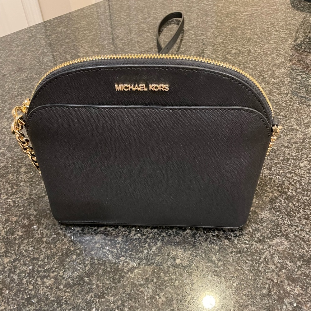 Michael Kors black Jet Set Travel Purse